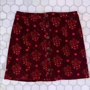 Velvet Skirt